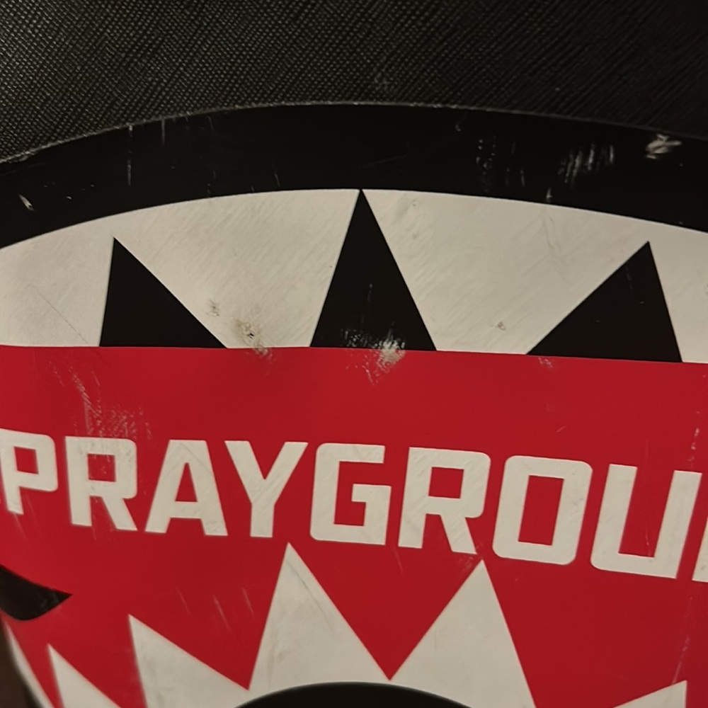 Red and black sprayground
